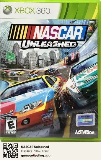 NASCAR Unleashed Xbox 360, NTSC box front