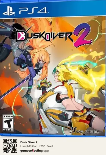 Dusk Diver 2 PlayStation 4, NTSC box front