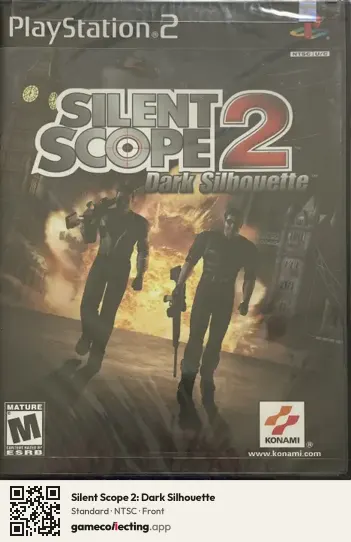 Silent Scope 2: Dark Silhouette PlayStation 2, NTSC box front
