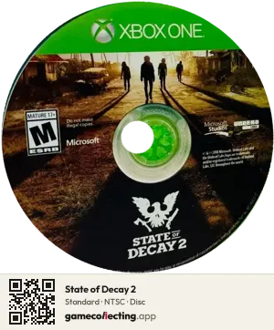 State of Decay 2 Xbox One, NTSC disc