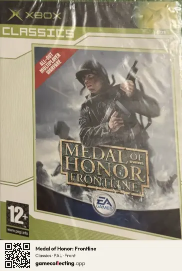 Medal of Honor: Frontline Xbox, PAL box front