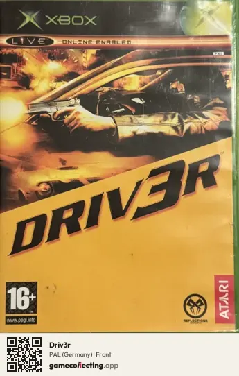 Driv3r Xbox, Germany box front