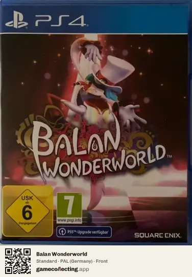 Balan Wonderworld PlayStation 4, Germany box front