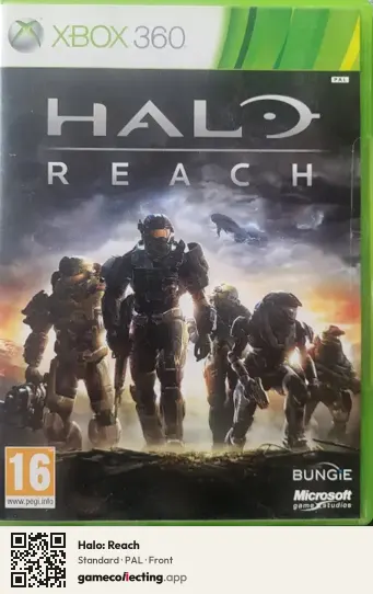 Halo: Reach Xbox 360, PAL box front
