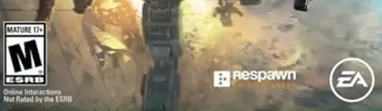 Titanfall 2, the ESRB box on its front