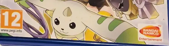 Digimon Story Cyber Sleuth, the PEGI square on its front