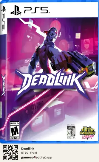 Deadlink PlayStation 5, NTSC box front