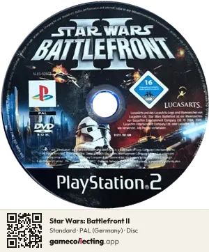 Star Wars: Battlefront II PlayStation 2, PAL disc