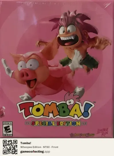 Tomba! PlayStation 5, NTSC box front