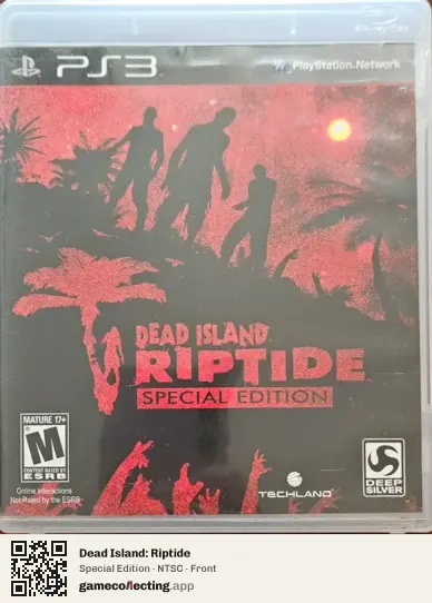 Dead Island: Riptide PlayStation 3, NTSC box front
