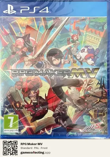RPG Maker MV PlayStation 4, PAL box front