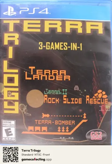 Terra Trilogy PlayStation 4, NTSC box front
