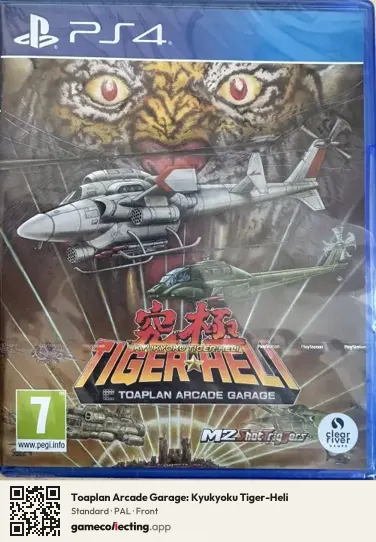 Toaplan Arcade Garage: Kyukyoku Tiger-Heli PlayStation 4, PAL box front