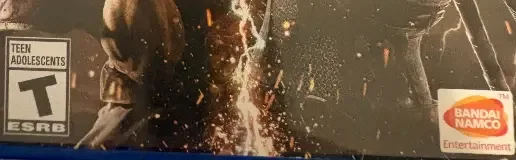 SoulCalibur VI, the ESRB box on its front
