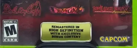 Devil May Cry HD Collection, the ESRB box on its front