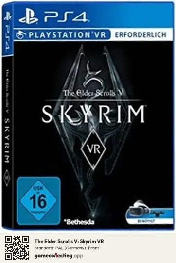 The Elder Scrolls V: Skyrim VR PlayStation 4, Germany box front