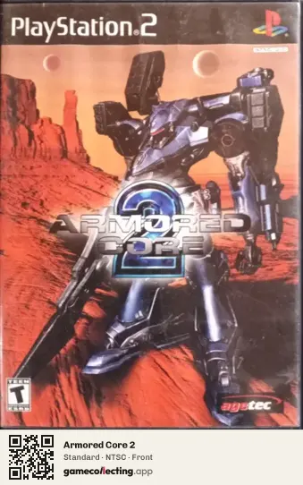 Armored Core 2 PlayStation 2, NTSC box front