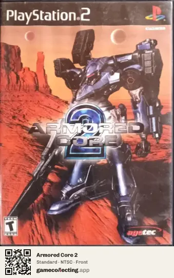 Armored Core 2 PlayStation 2, NTSC box front