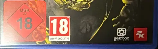 Borderlands 4, the USK square on its front
