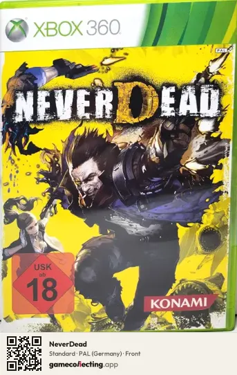 NeverDead Xbox 360, Germany box front