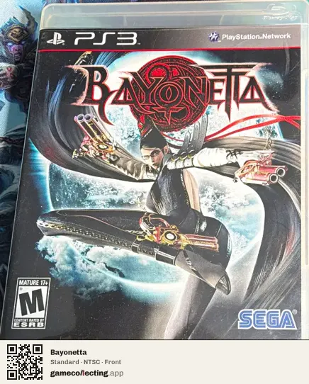 Bayonetta PlayStation 3, NTSC box front