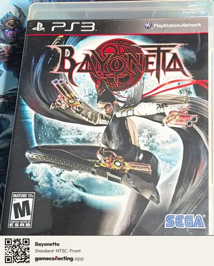 Bayonetta PlayStation 3, NTSC box front