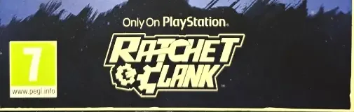 Ratchet & Clank, the PEGI square on its front