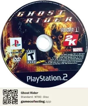 Ghost Rider PlayStation 2, NTSC disc