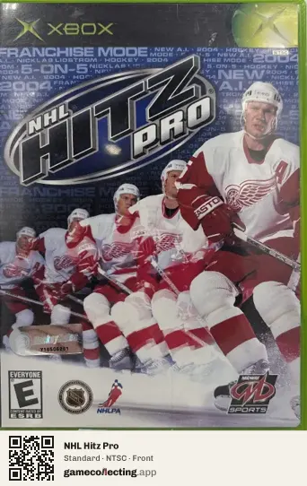 NHL Hitz Pro Xbox, NTSC box front