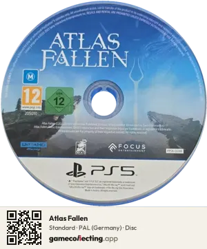 Atlas Fallen PlayStation 5, PAL disc