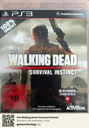 The Walking Dead: Survival Instinct PlayStation 3, Germany box front