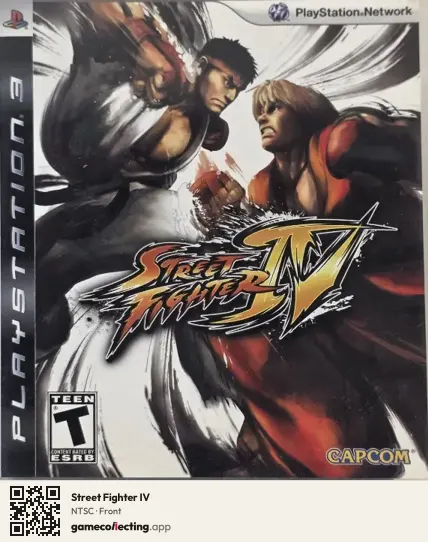 Street Fighter IV PlayStation 3, NTSC box front