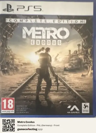 Metro Exodus PlayStation 5, Germany box front
