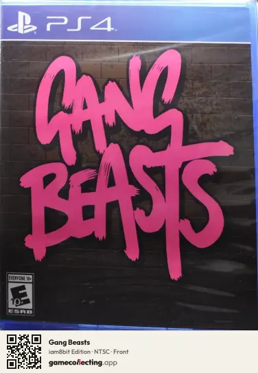 Gang Beasts PlayStation 4, NTSC box front