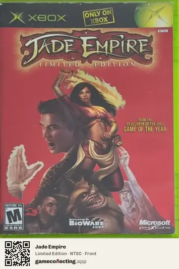 Jade Empire Xbox, NTSC box front