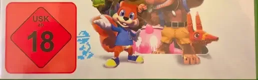 Rare Replay, the USK square on its front