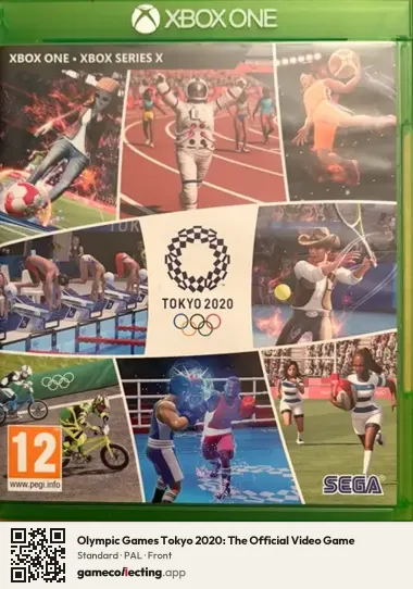 Olympic Games Tokyo 2020: The Official Video Game Xbox One, PAL box front