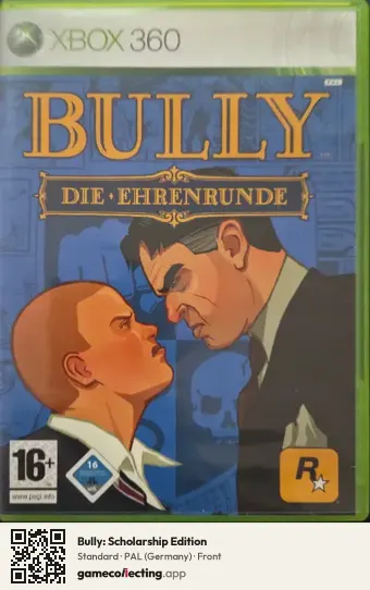 Bully: Scholarship Edition Xbox 360, Germany box front