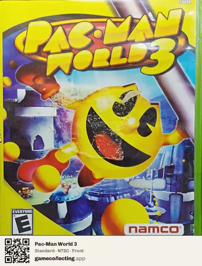 Pac-Man World 3 Xbox, NTSC box front