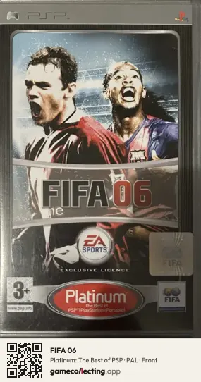 FIFA 06 PlayStation Portable, PAL box front