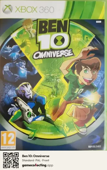Ben 10: Omniverse Xbox 360, PAL box front