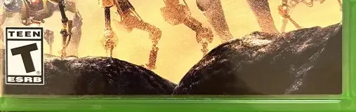 ReCore, the ESRB box on its front