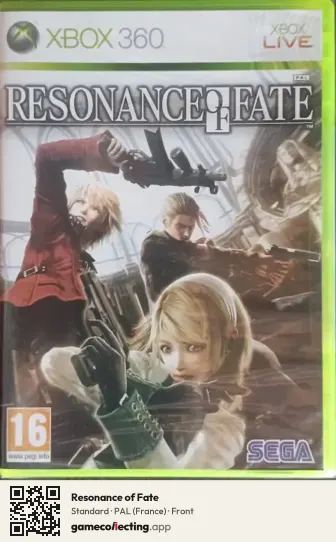 Resonance of Fate Xbox 360, France box front