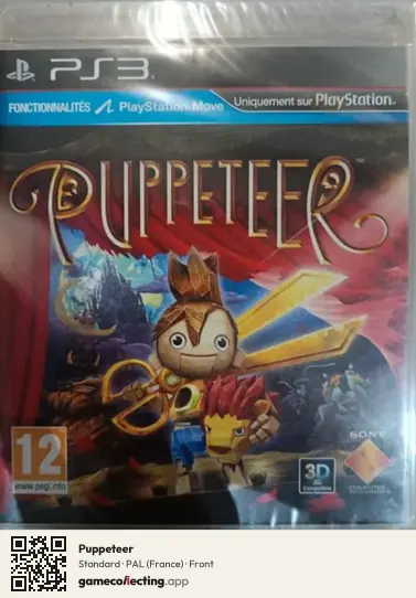 Puppeteer PlayStation 3, France box front