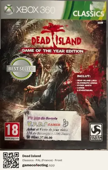 Dead Island Xbox 360, France box front