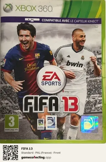 FIFA 13 Xbox 360, France box front