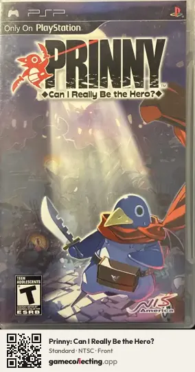 Prinny: Can I Really Be the Hero? PlayStation Portable, NTSC box front