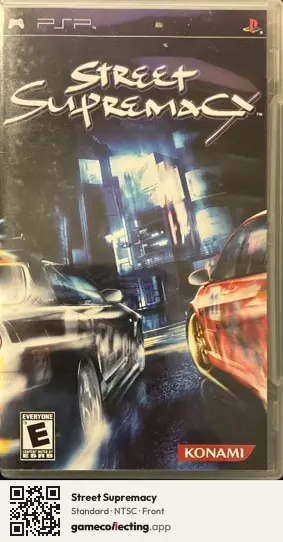 Street Supremacy PlayStation Portable, NTSC box front