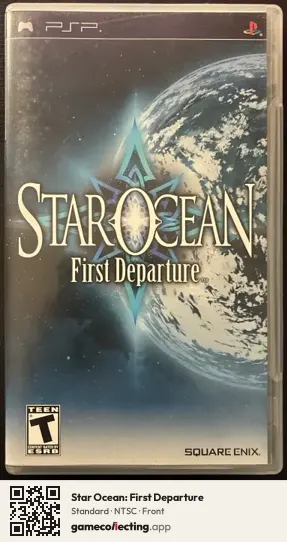Star Ocean: First Departure PlayStation Portable, NTSC box front