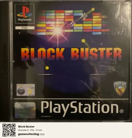 Block Buster PlayStation, PAL box front